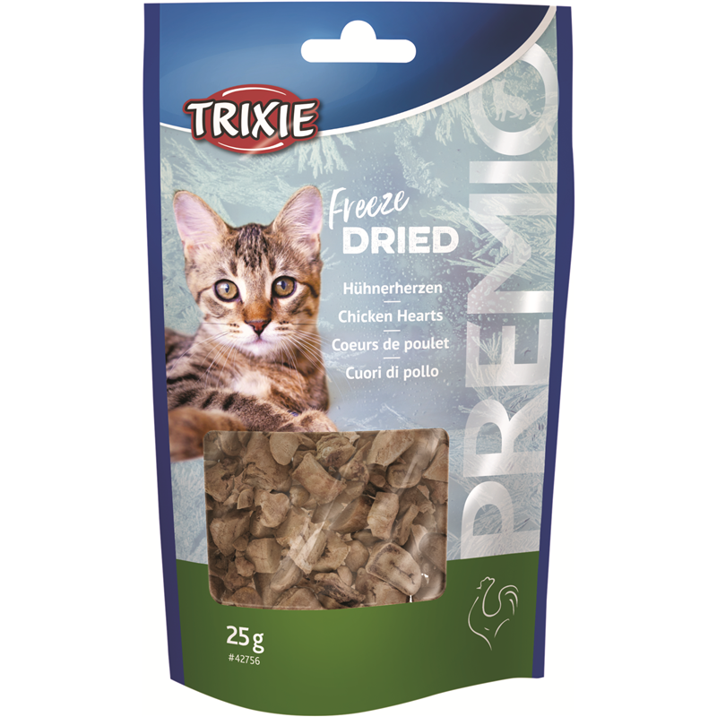 Trixie Premio Freeze Dried Hühnerherzen, 25 g