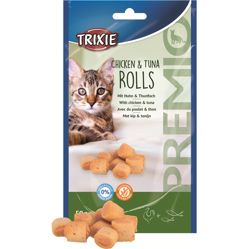 Trixie Premio Rolls mit Huhn & Thunfisch 50 g