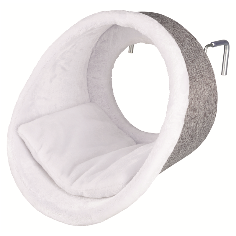 Trixie Hängehöhle für Heizung rund 38 × 34 cm weiss / grau