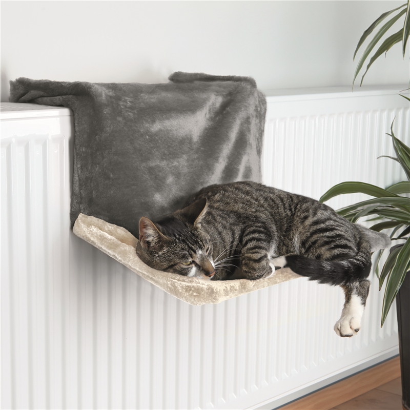 Trixie Cat Liegemulde für Heizkörper, Plüsch, 45 × 2