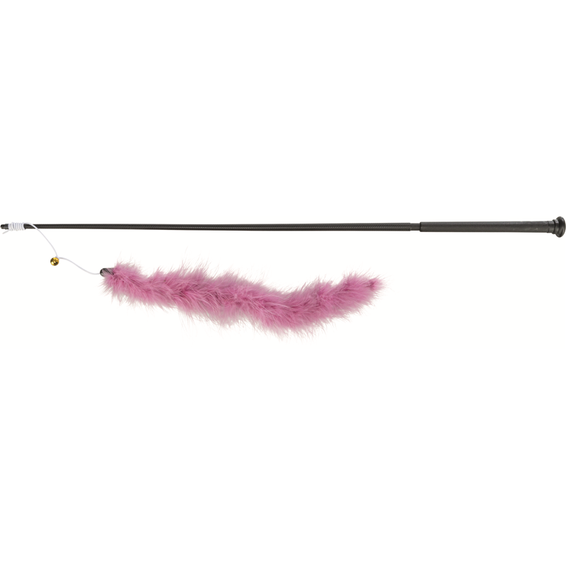 Trixie Spielangel XXL mit Federboa, 65 cm