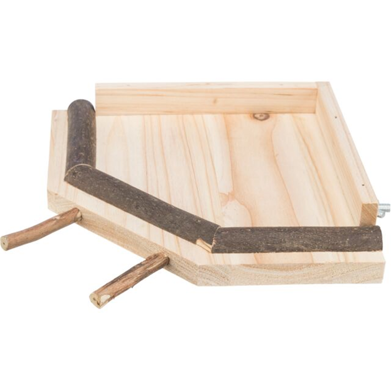 Trixie Landeplatz mit Sitzstangen, Holz, 19 × 19 cm