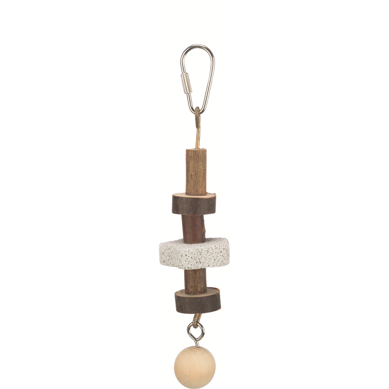 Trixie Natural Living Knabberspielzeug mit Lavastein 16 cm