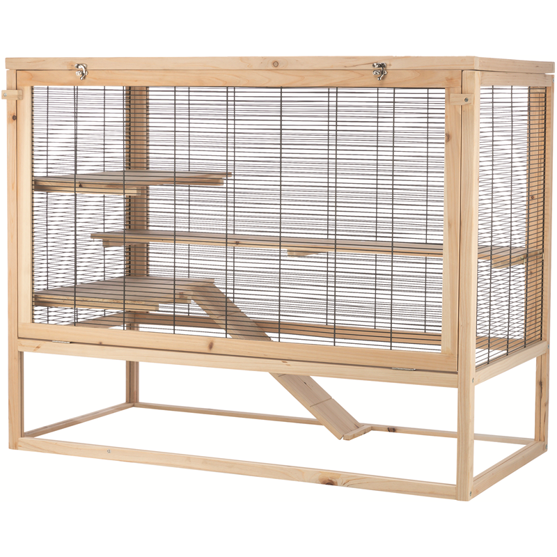 Trixie Nagerheim, Mäuse, Holz, 100 × 80 × 50 cm
