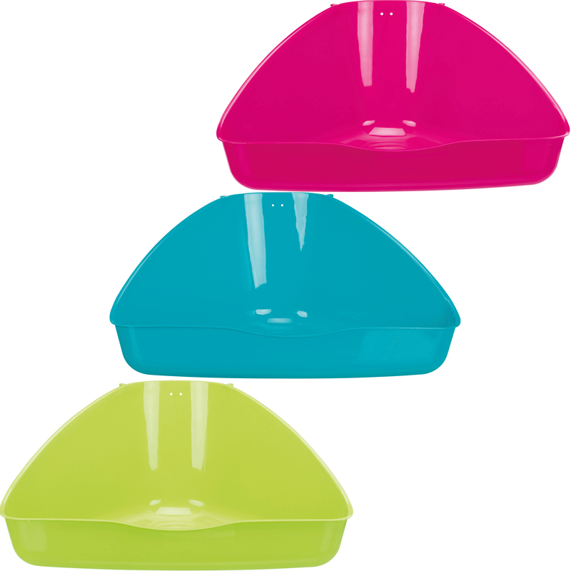 Trixie Ecktoilette für Zwergkaninchen  45 × 21 × 30 / 30 cm