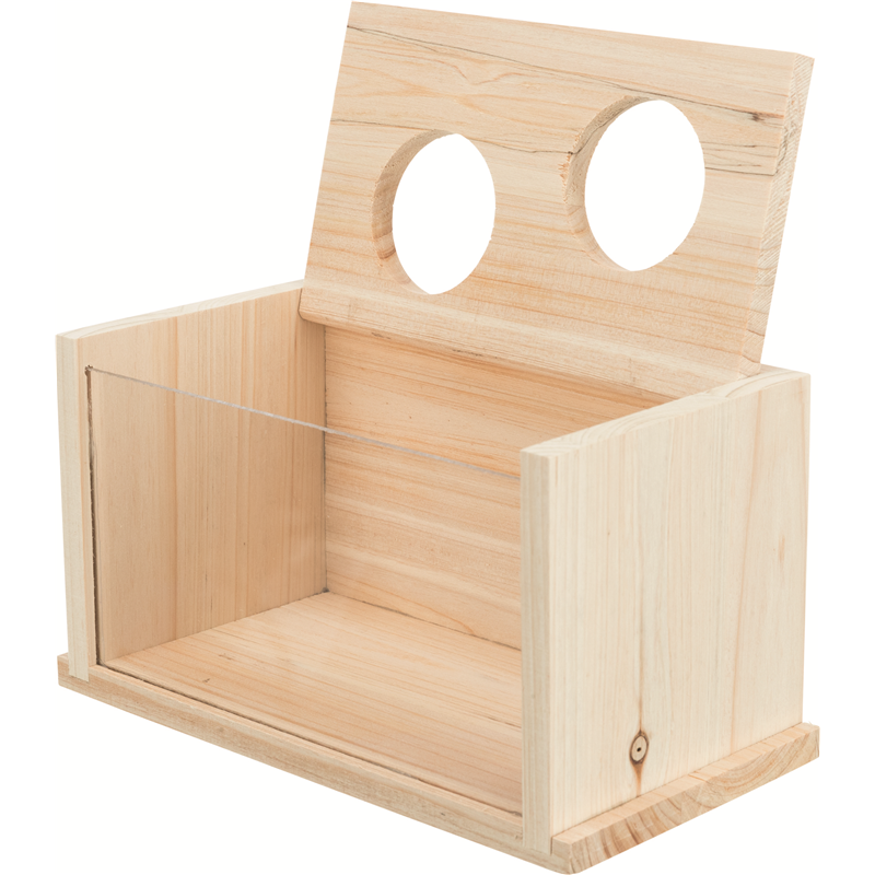 Trixie Sandbad Holz 20 × 12 × 12 cm Mäuse/Hamster