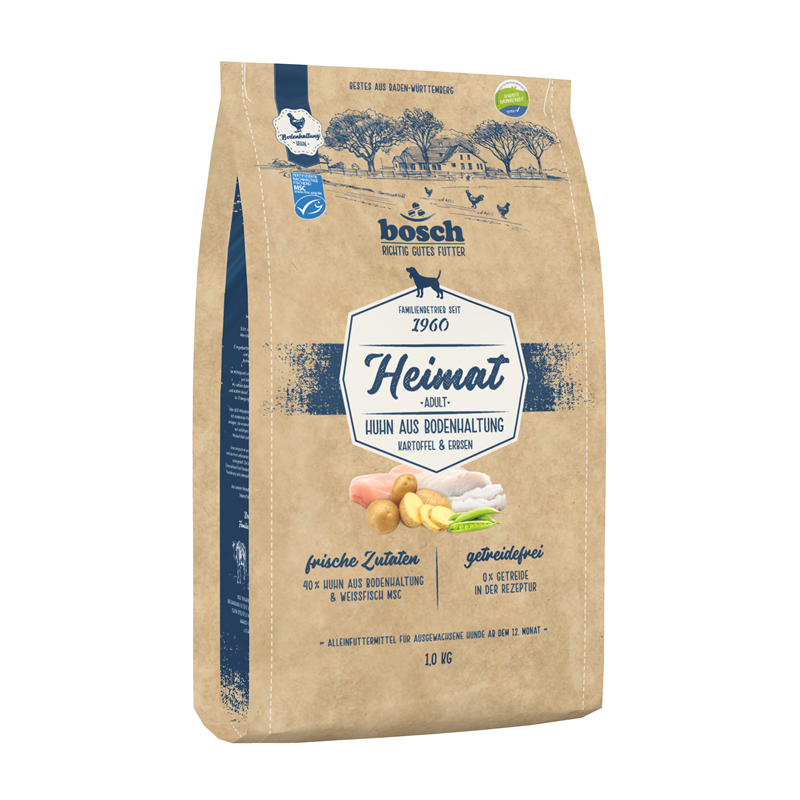 Bosch Dog Heimat Adult  Huhn Bodenhaltung 1kg