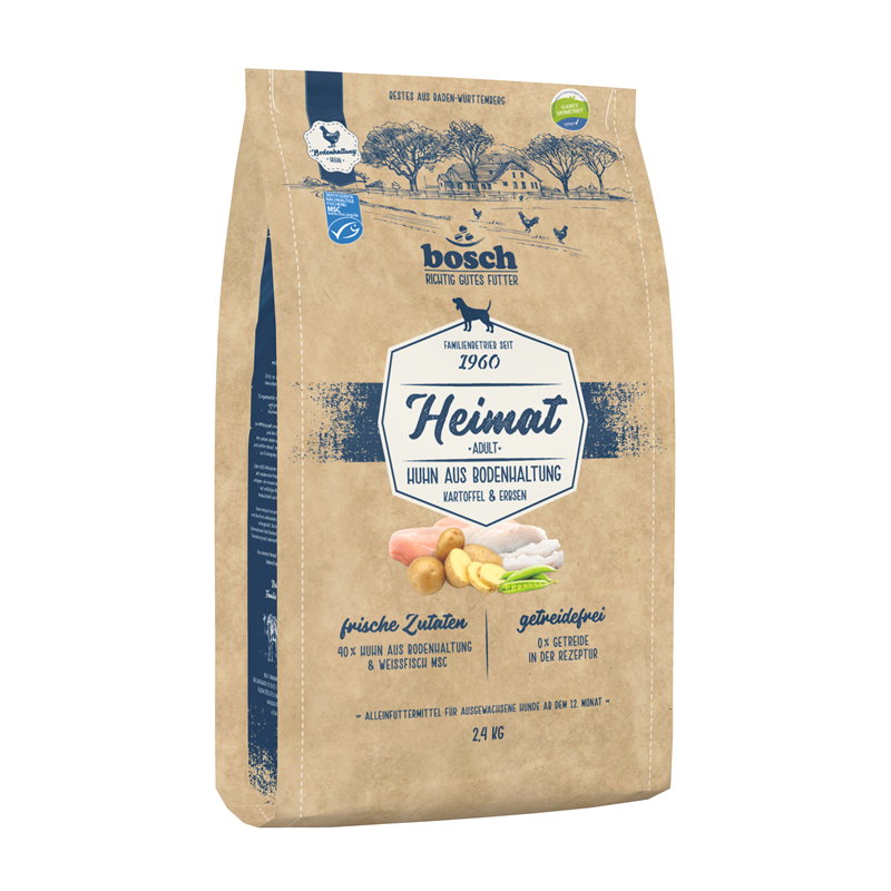 Bosch Dog Heimat Adult  Huhn Bodenhaltung 2,4kg