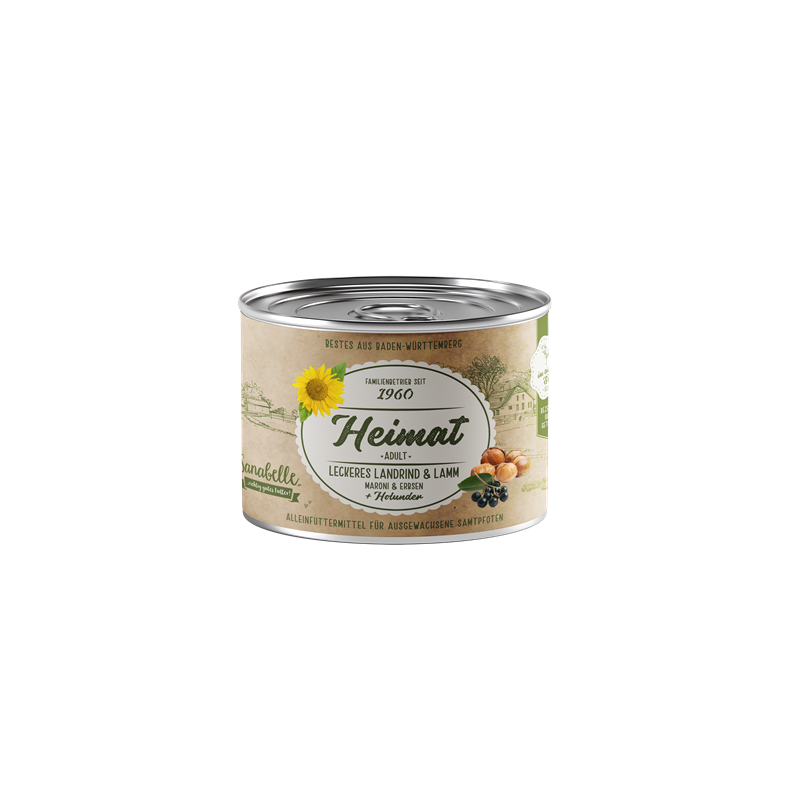 Sanabelle HEIMAT Nassfutter Adult Landrind & Lamm 200 g
