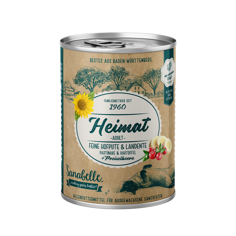 Sanabelle HEIMAT Nassfutter Adult Hofpute 400g