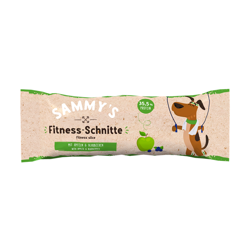 Sammy´s Fitness-Schnitte mit Äpfeln & Blaubeeren 25 g