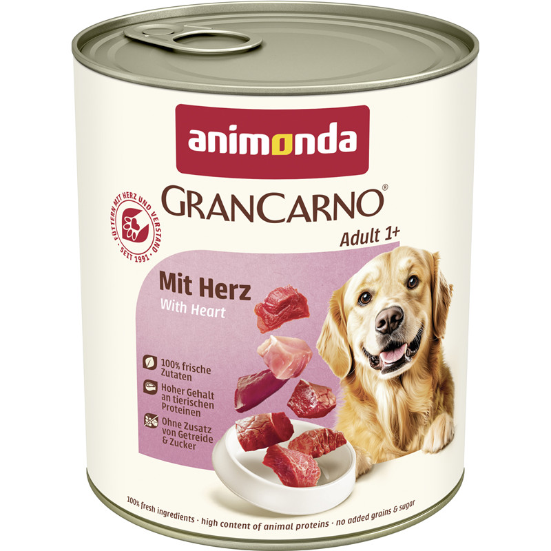 Animonda Dog Dose GranCarno Adult mit Herz 800 g