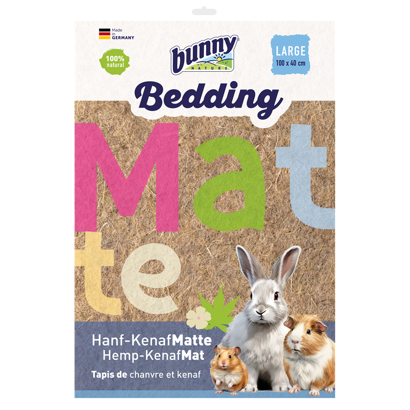 Bunny Hanf-Kenaf-Matte LARGE 100 x 40 cm