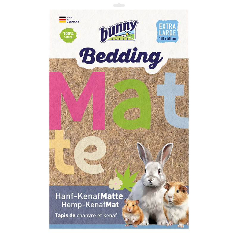 Bunny Hanf-Kenaf-Matte EXTRA LARGE 100 x 40 cm