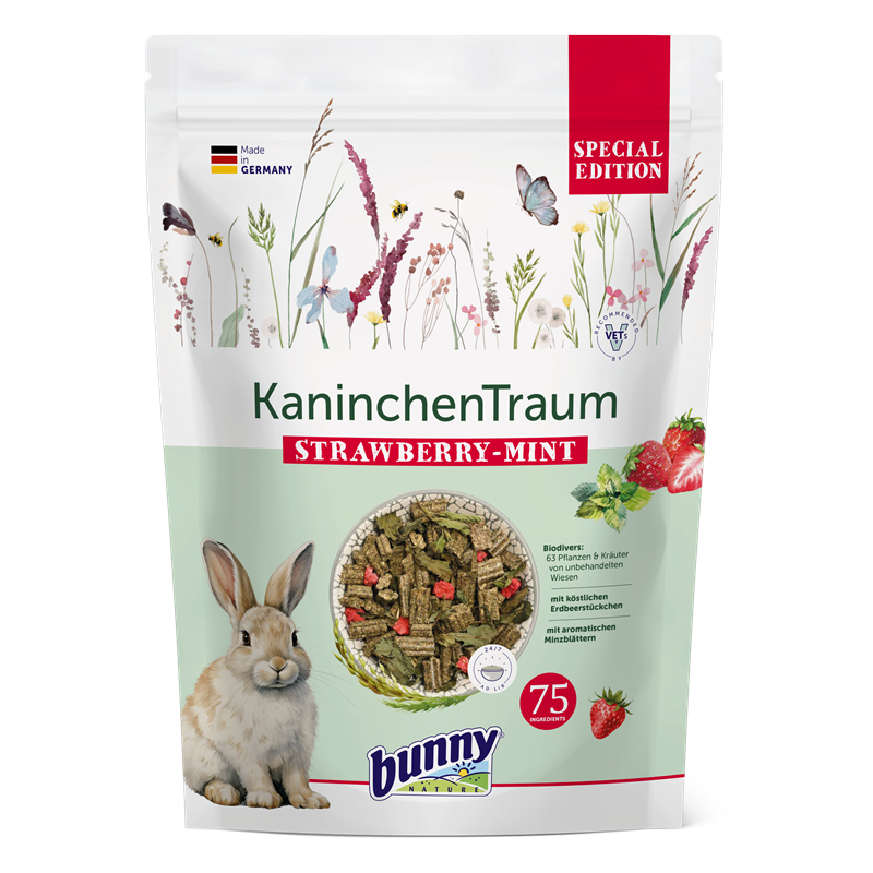 Bunny KaninchenTraum SPECIAL EDITION STRAWBERRY-MINT 1,5 kg