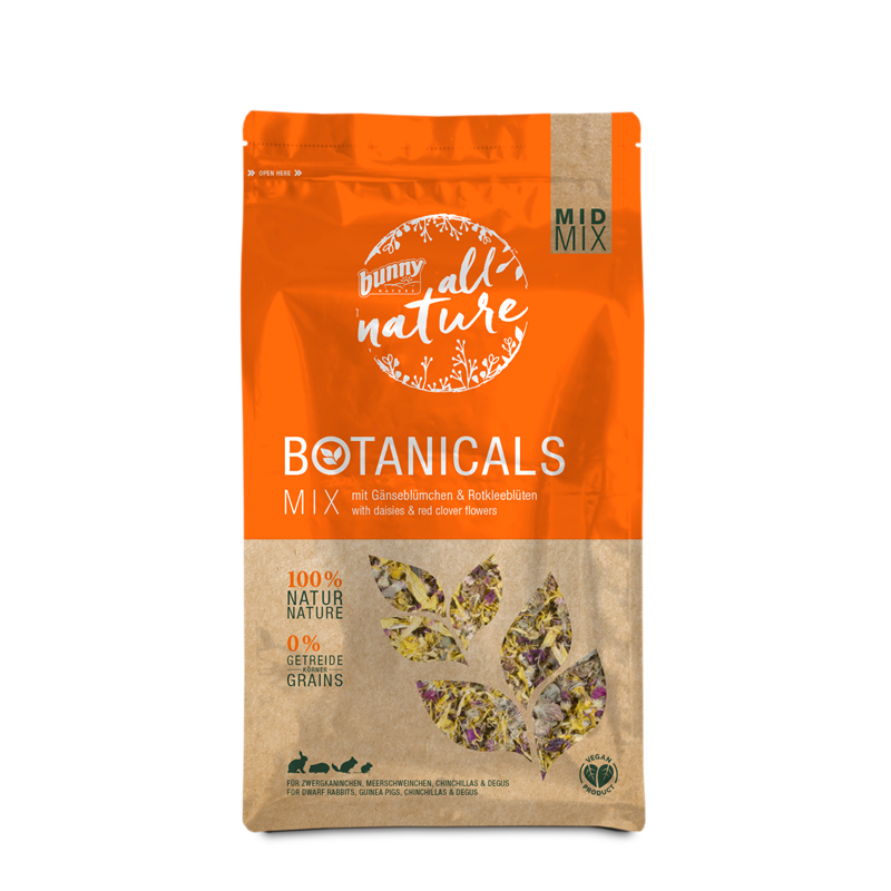 Bunny all nature Botanicals Mid Mix mit Gänseblümchen & Rotklee 150 g