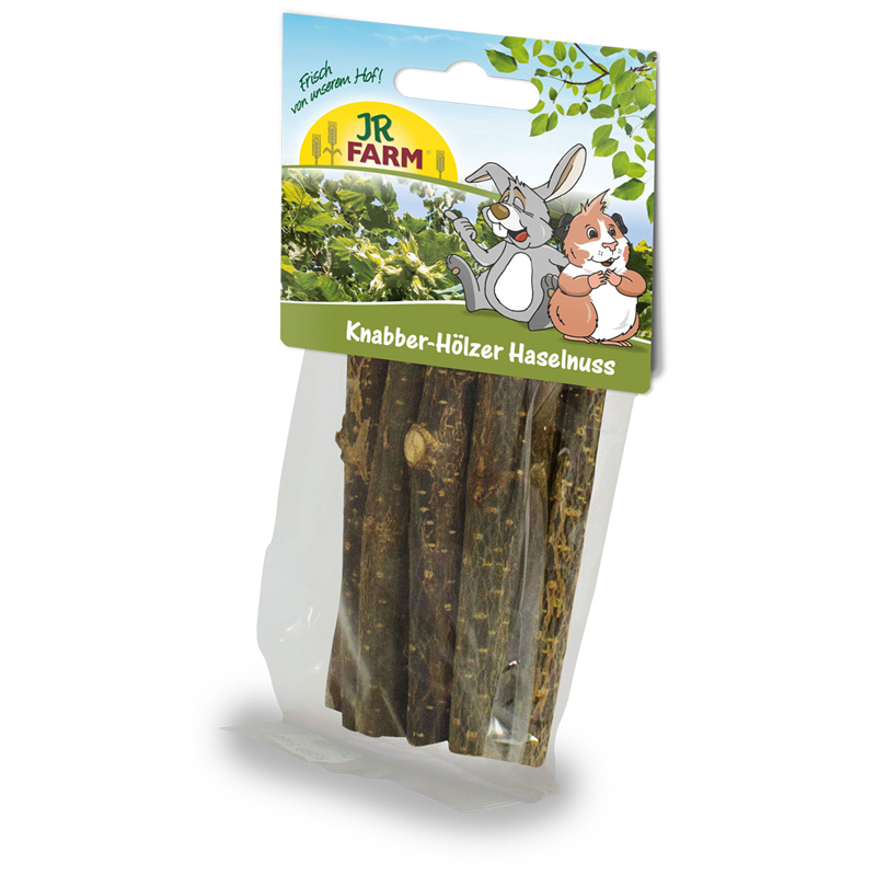 JR Farm Knabber-Hölzer Haselnuss 40g