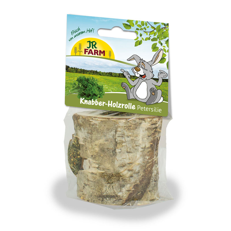 JR Farm Knabber - Holzrolle mit Petersilie 100g