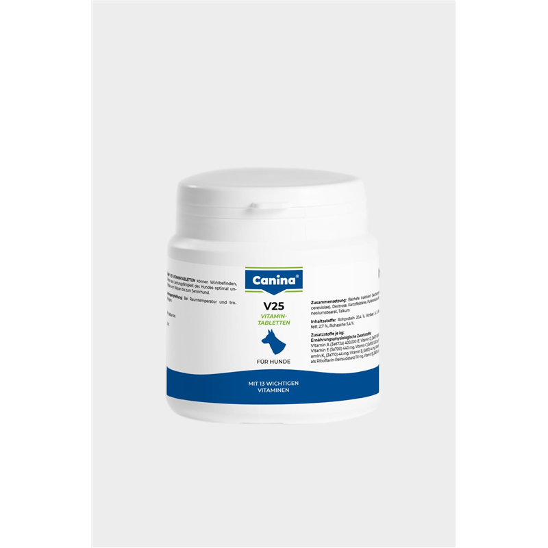 Canina Pharma V25 Vitamintabletten 100 g