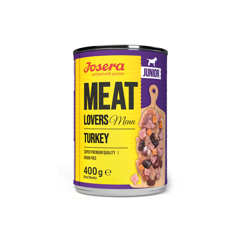 Josera Meat Lovers Junior Menu Turkey 400g
