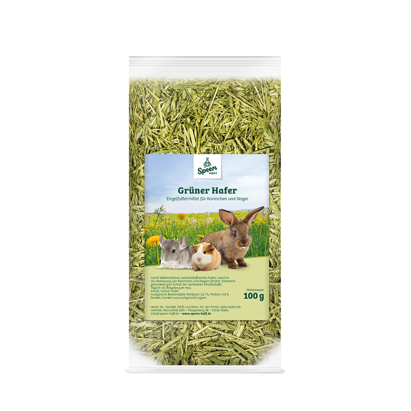 Speers Hoff Grüner Hafer 100 g