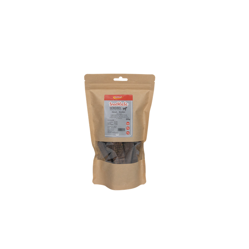 zookauf Snackliebe Sensibel Hirsch - Streifen 200 g