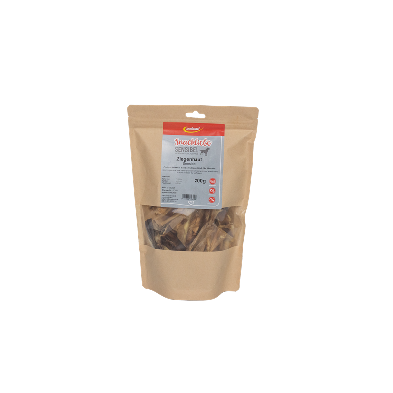 zookauf Snackliebe Sensibel Ziegenhaut 200 g