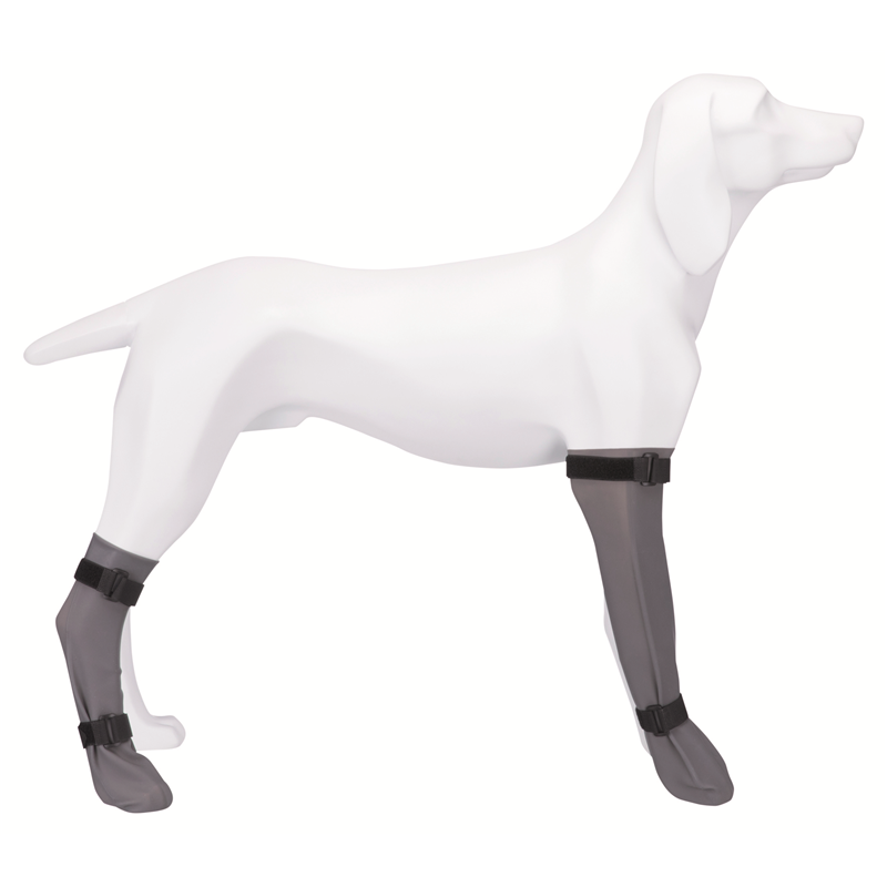 Trixie Schutzsocke Silikon grau S 6 cm / 30 cm