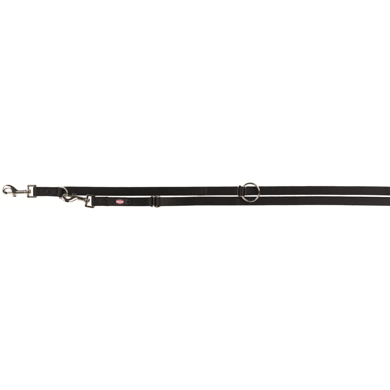 Trixie Premium Verlängerungs-Leine  extra lang schwarz M-L 3 Meter / 15 mm