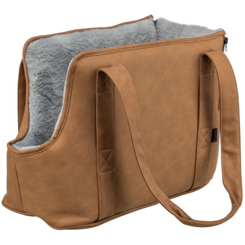 Trixie Tasche Evelyn, 40 × 30 × 20 cm, braun/grau