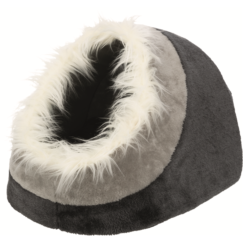 Trixie Kuschelhöhle Minou dunkelgrau/hellgrau 35 × 26 × 41 cm