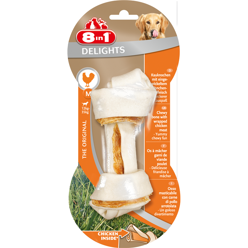 8in1 Delights Chicken Bone M 65 g