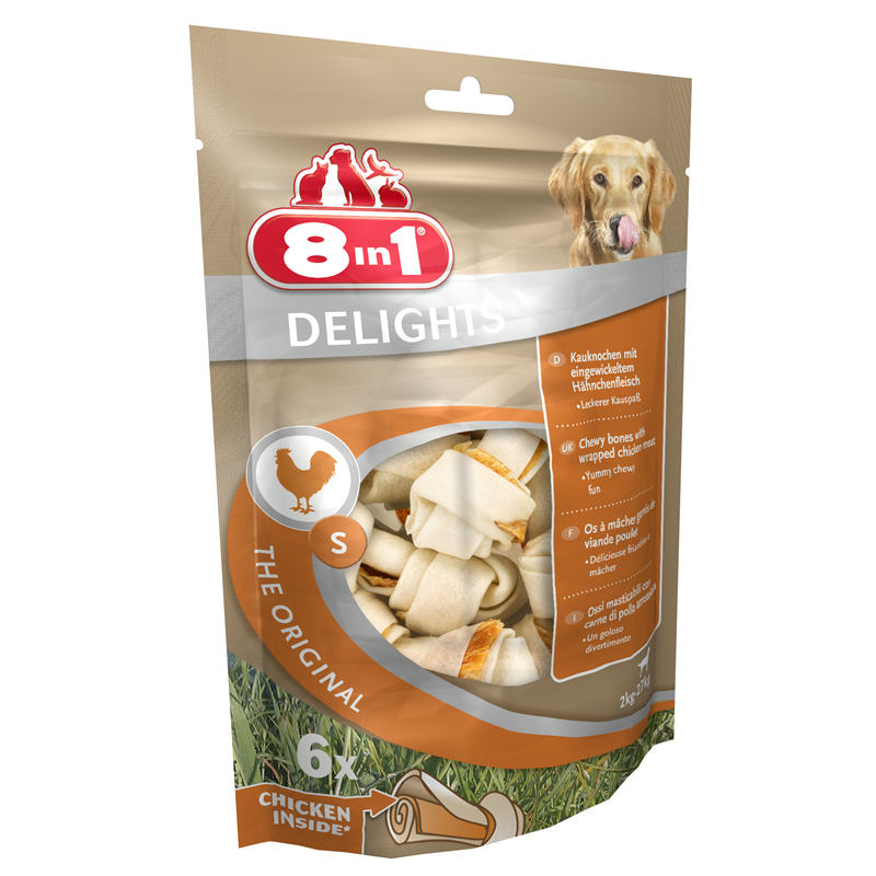 8in1 Delights Chicken Bone S 210 g