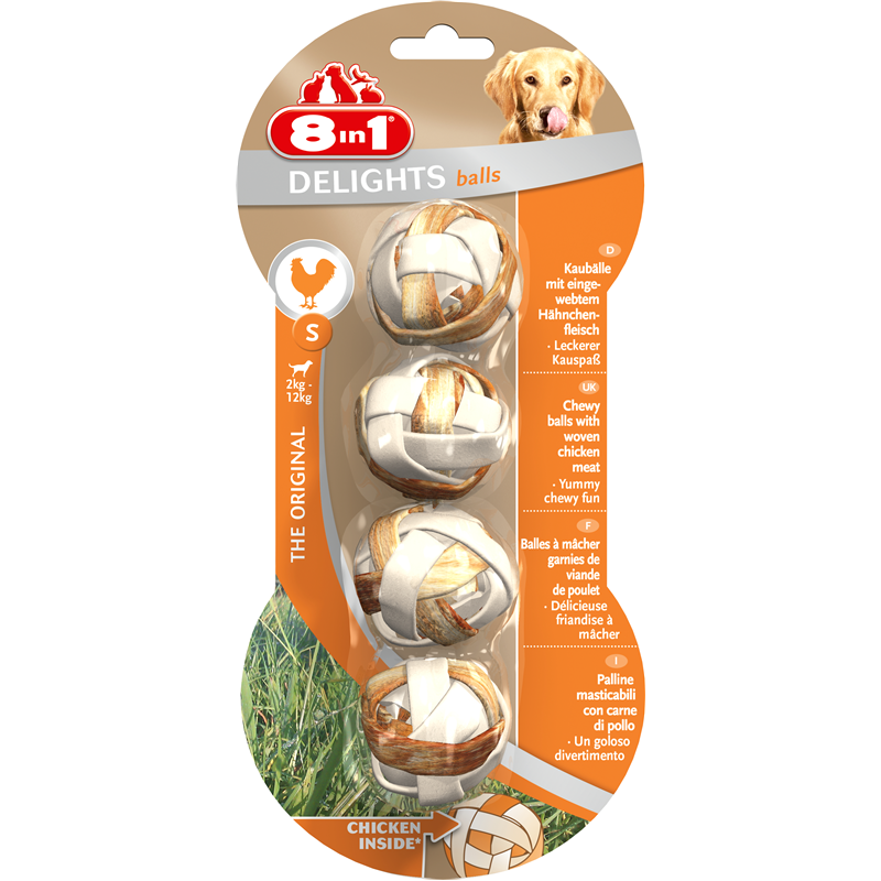 8in1 Delights Chicken Balls XS / 36 g