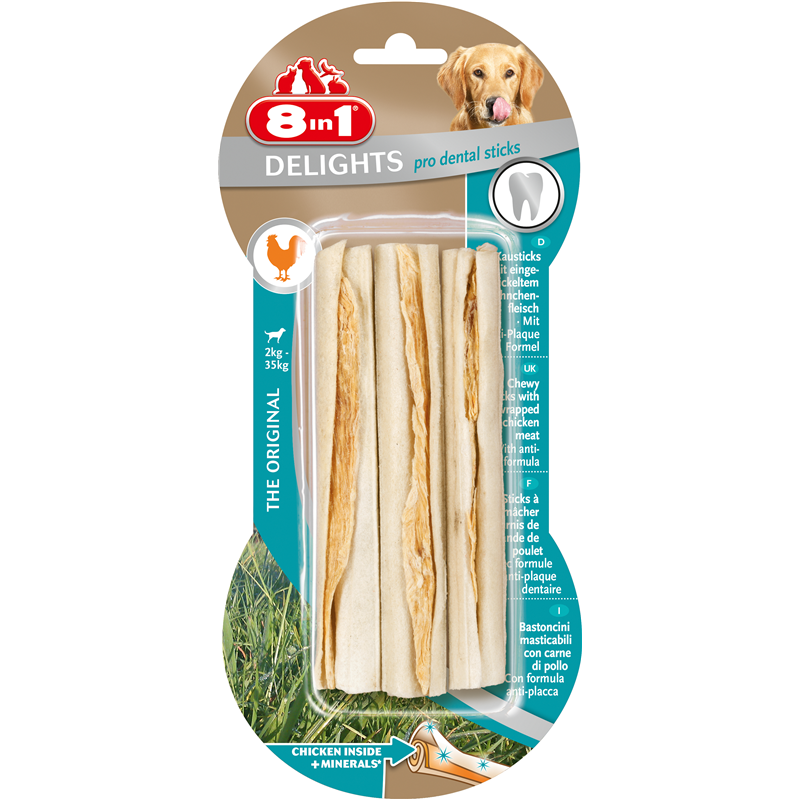 8in1 Delights Pro Dental Kausticks 75 g