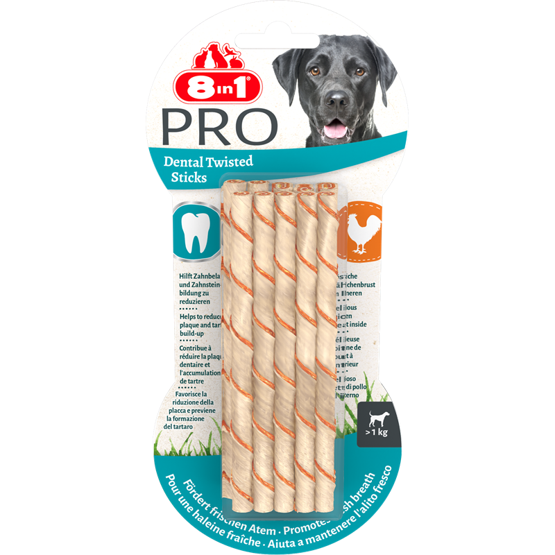 8in1 PRO Dental Twisted Sticks 55 g