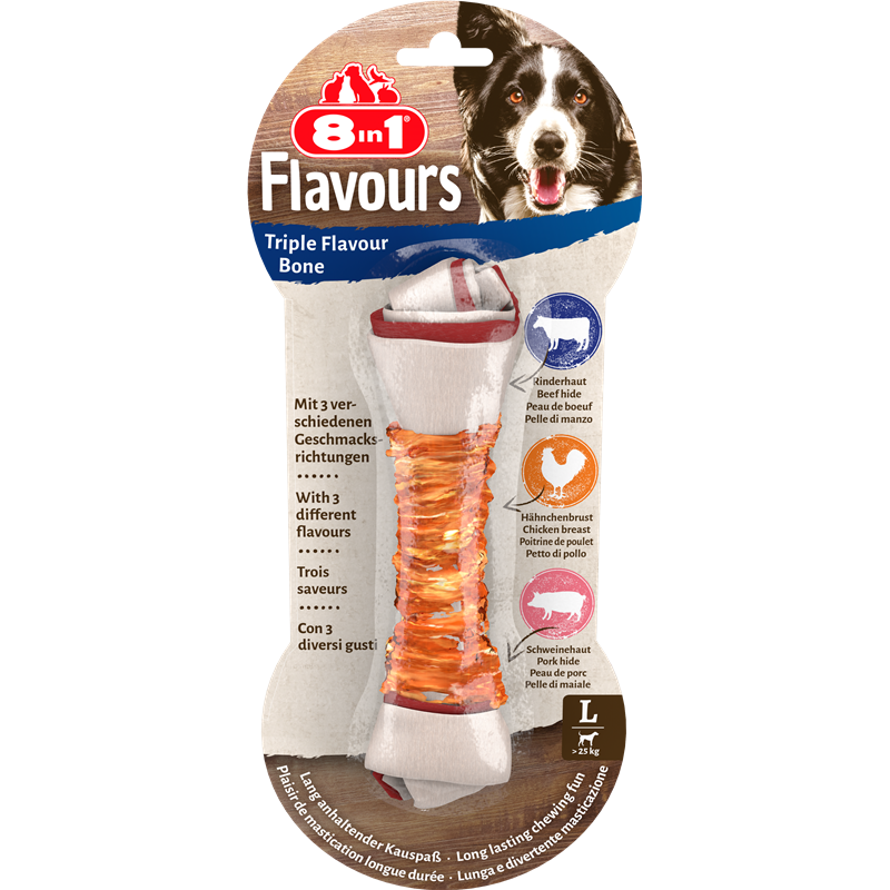 8in1 Triple Flavour Bone L 85 g