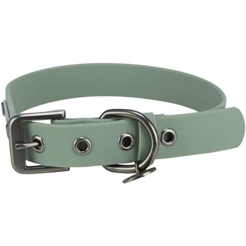 Trixie CityStyle Halsband, PVC, 25 mm, salbei  M-L 40-47 cm