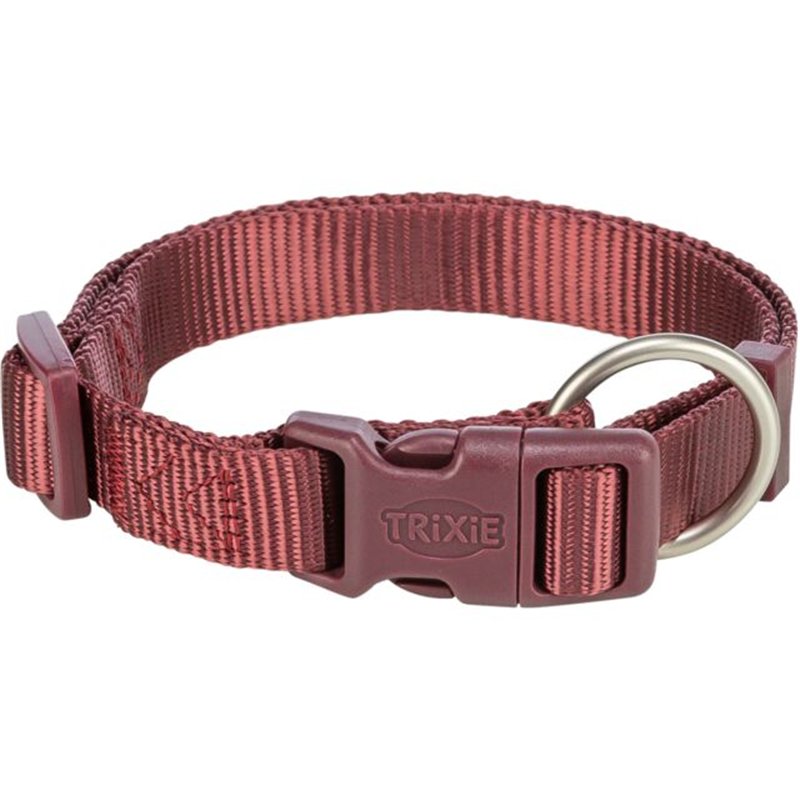 Trixie Premium Halsband, XXS-XS: 15-25 cm/10 mm, sangria