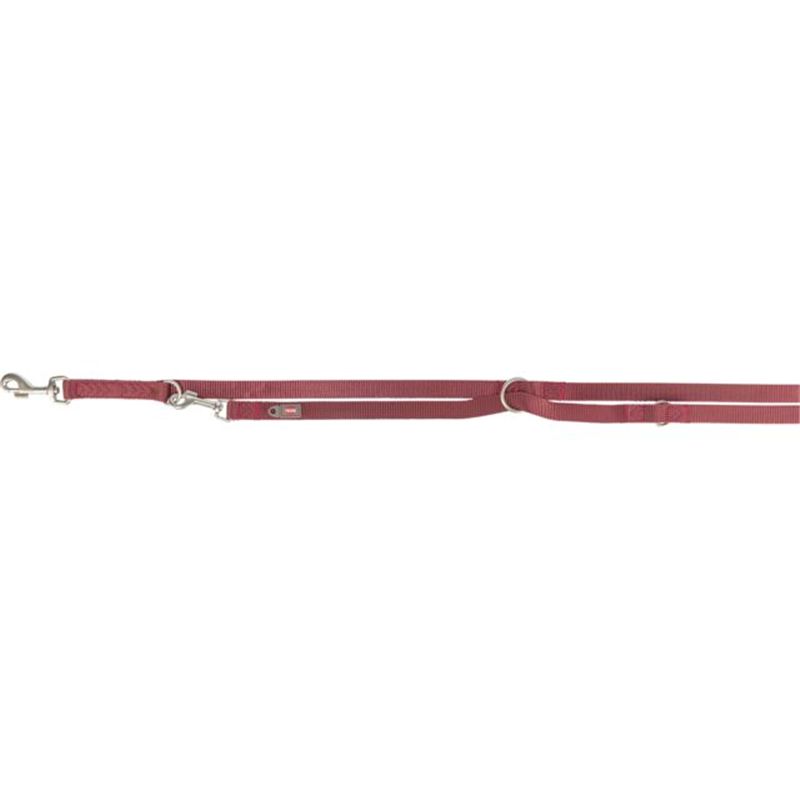 Trixie Premium Verlängerungsleine, M-L: 2,00 m/20 mm, sangria