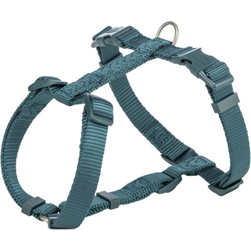 Trixie Premium H-Geschirr, M-L: 52-75 cm/20 mm, petrol