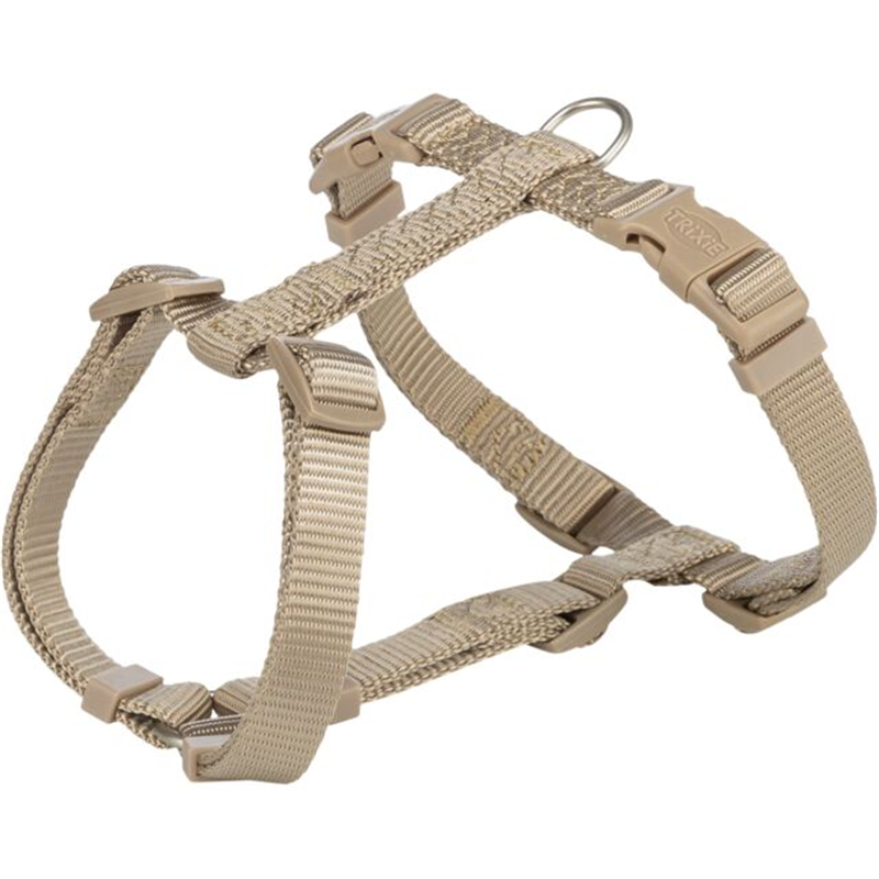 Trixie Premium H-Geschirr, XS-S: 30-44 cm/10 mm, sand