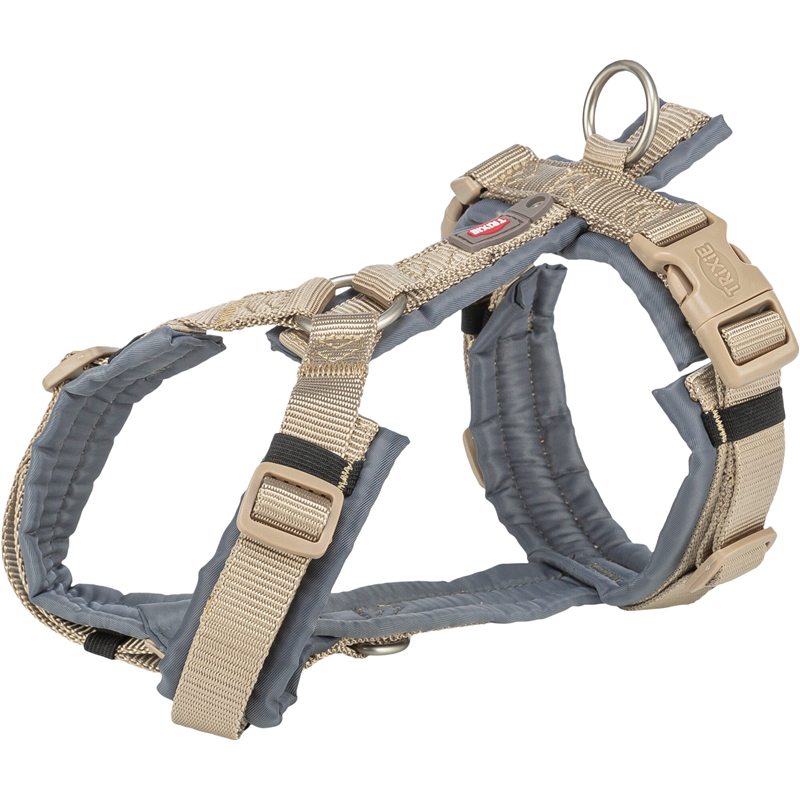 Trixie Dog Prem Trekk Geschirr XS-S 32-38cm/13mm sand/grafit
