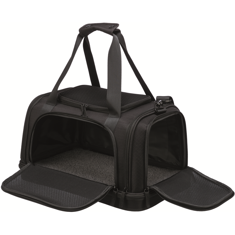 Trixie Airline Tasche Plane, 28 × 25 × 44 cm, schwarz