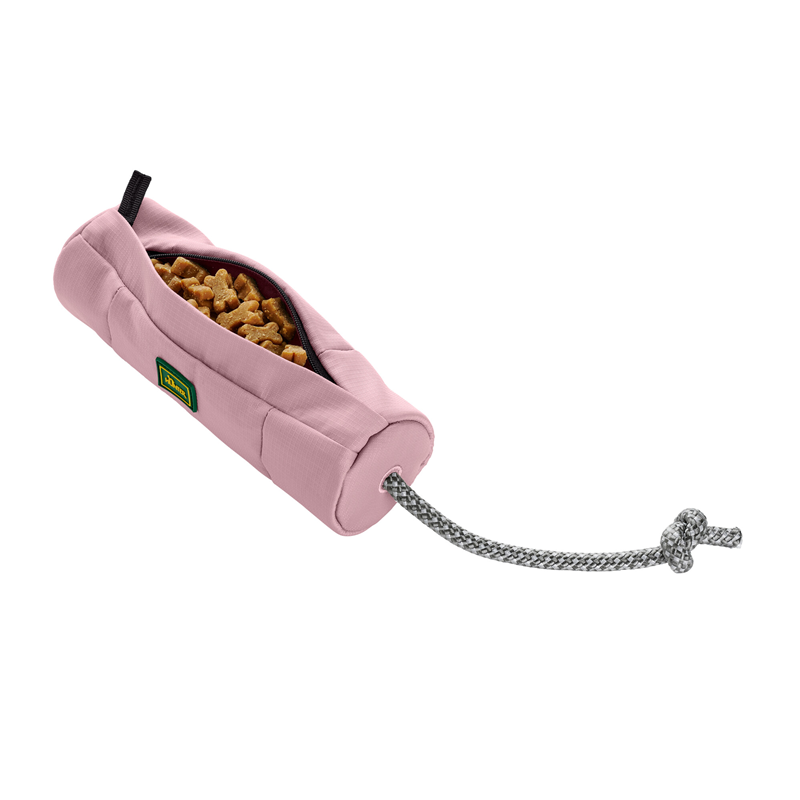 Hunter Trainer Snack Dummy mit Seil altrosa