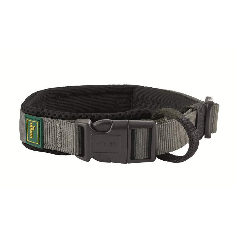 Hunter Halsband Maldon 45-55/L schwarz/grau