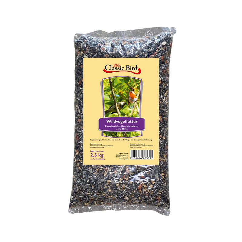Classic Bird Wildvogelfutter ohne Hirse 2,5kg