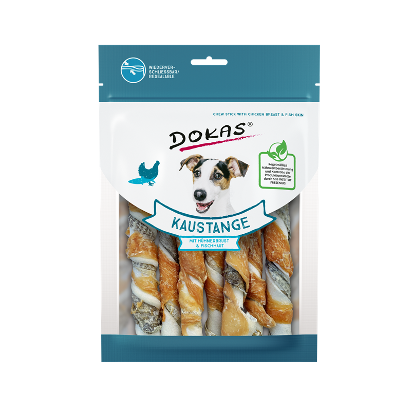 Dokas Kaustange mit Hühnerbrust & Fischhaut 170g