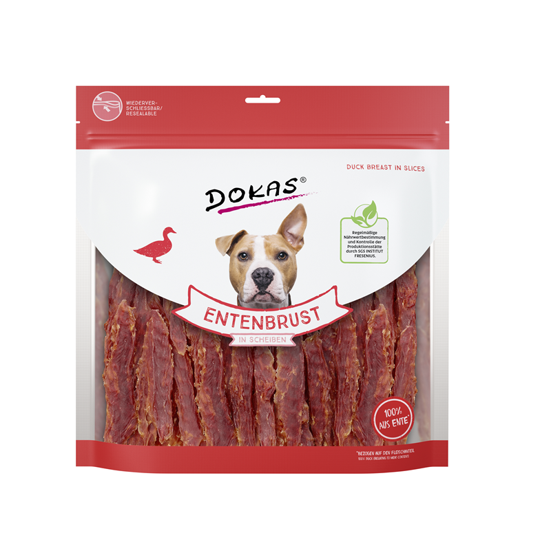 Dokas Snack Entenbrust in Scheiben 900g