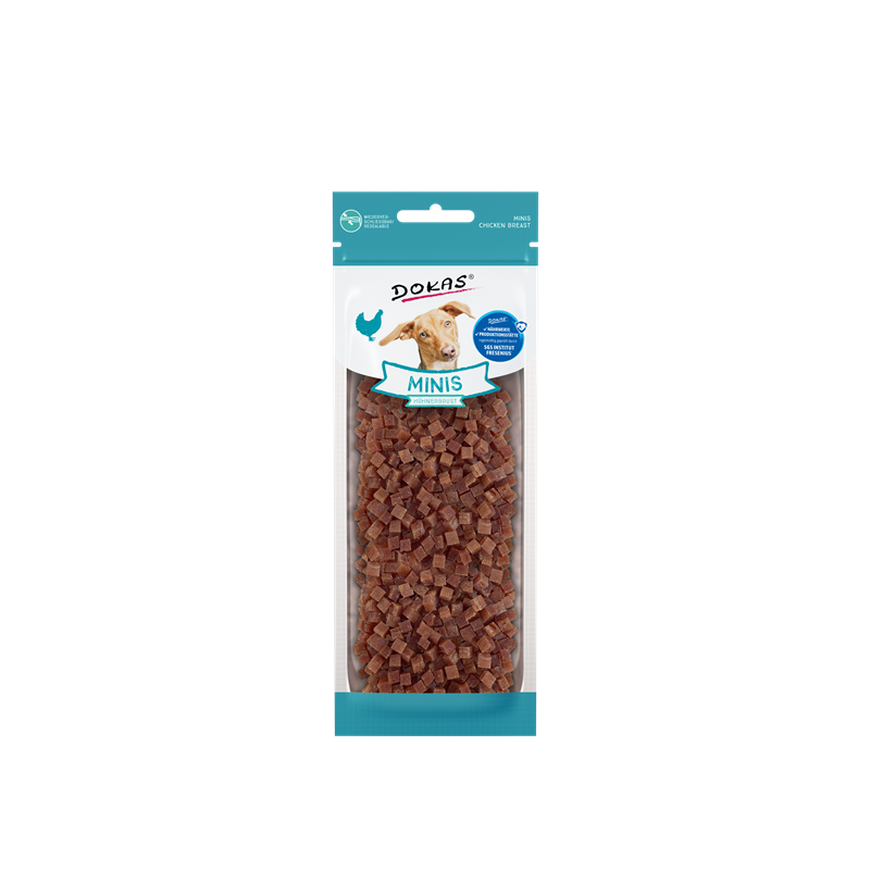 Dokas Dog Snack Minis Hühnerbrust 70g